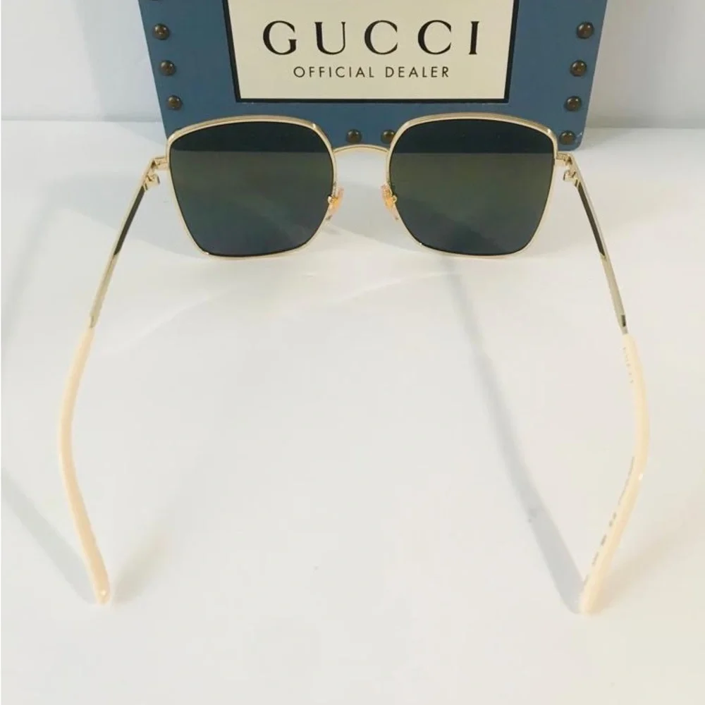 - 💯- New Authentic GUCCI Multicolor Square Ladies Sunglasses GG0802S 004 57